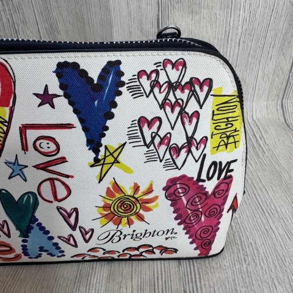 Brighton Colorful Love and Heart Crossbody Bag - Picture 4 of 6